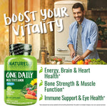 Naturelo men and women multivitamin bottles