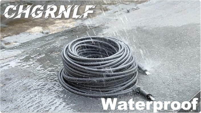 Complete packaging view of the genuine imported CHGRNLF fifty foot satellite connector cord.