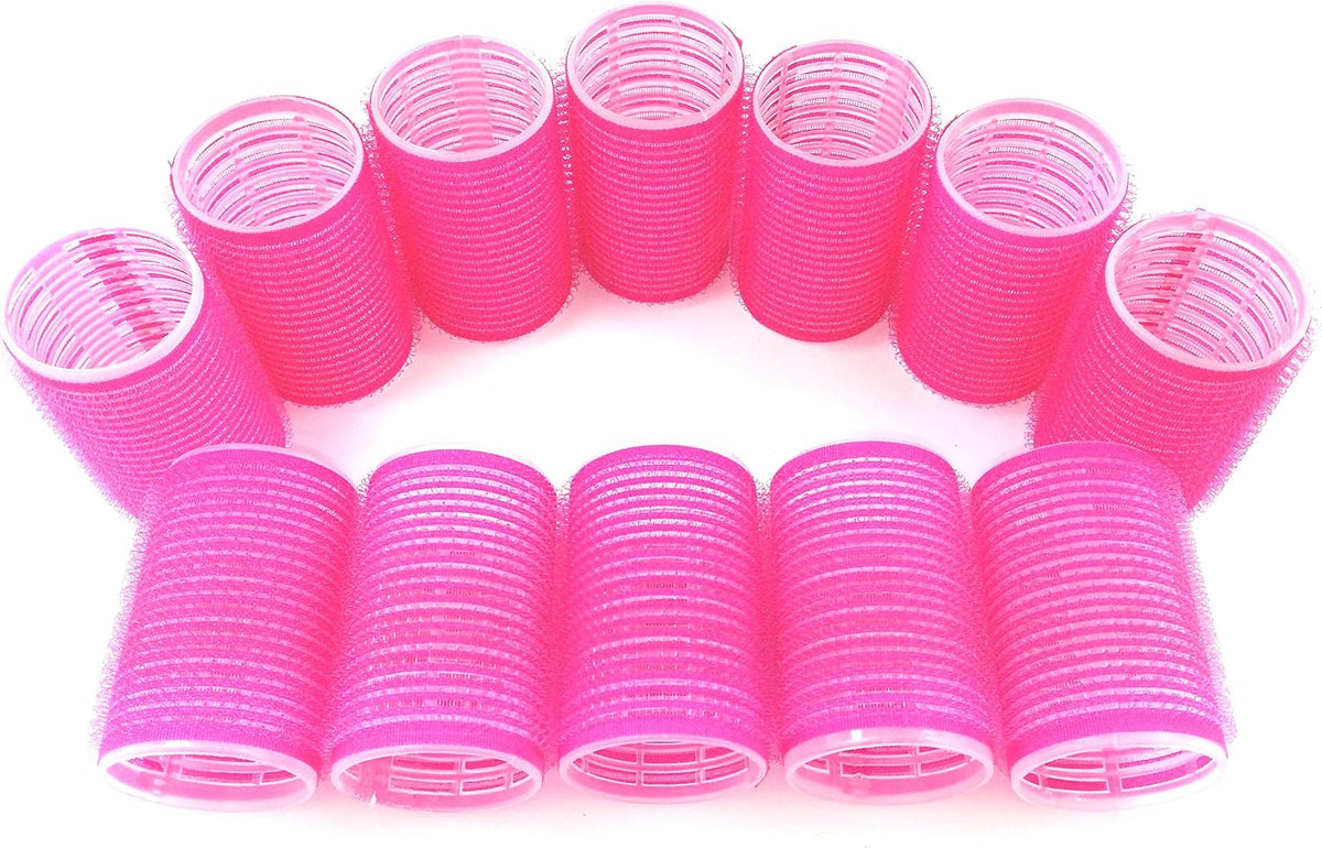 Kamay's Small Size Hair Rollers Curlers Self Grip Holding, For Hairdressing, Design Gripping Sticky Cling Style For DIY Or Salon (25mm/1" 12PCS) Random Color - Image 11