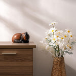 Kriss Art cat cremation urn side profile