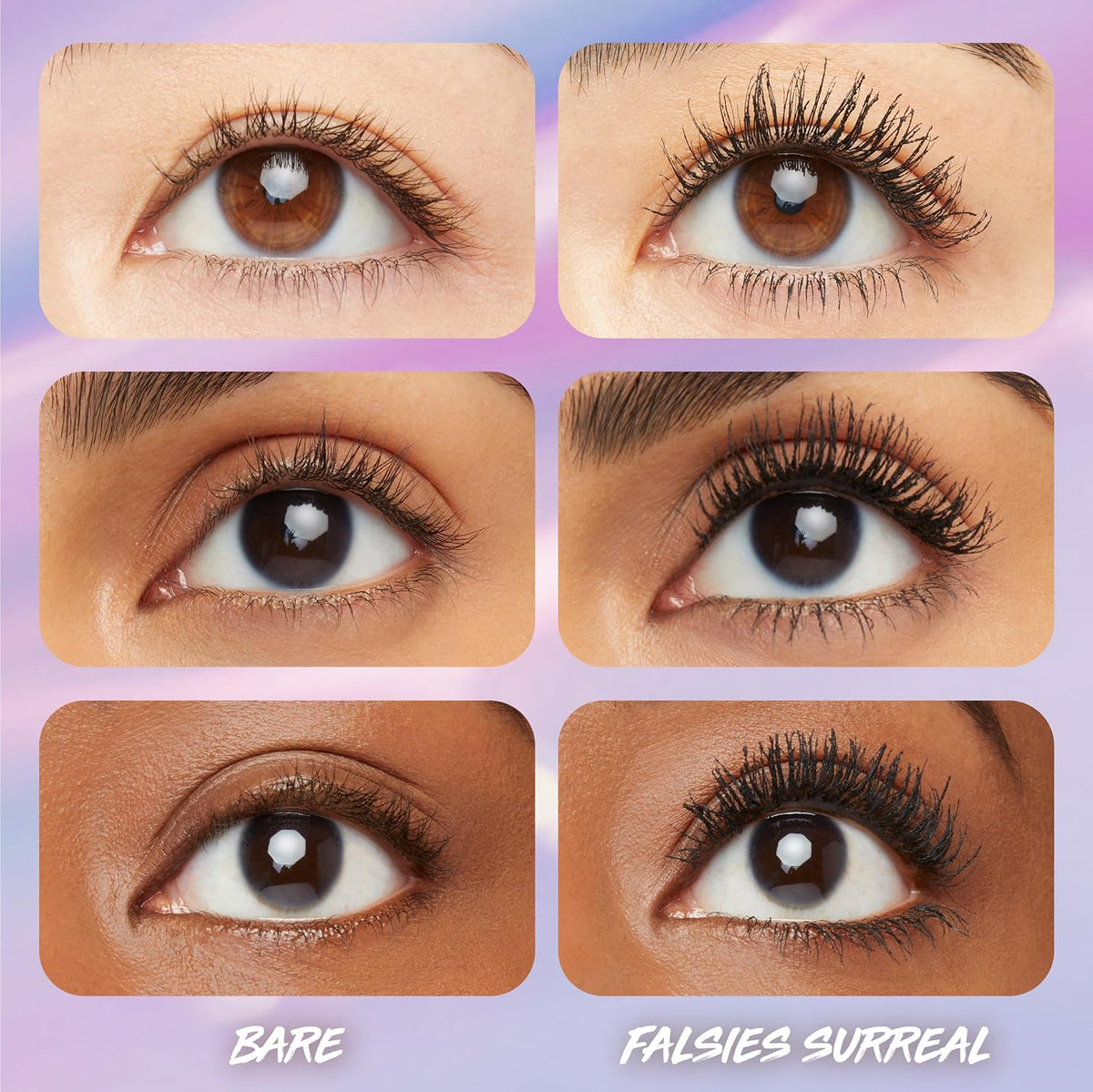 Maybelline waterproof mascara tube lavender packaging