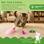 Catstages Squish Prey Squid cat toy close up