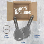KeylessOption key fob button configuration view