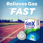 Gas-X 125 mg softgels box back showing ingredients