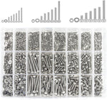 Sutemribor metric bolt assortment box open display
