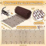 Sanwuta cat deterrent mat showing flexible plastic spikes close up