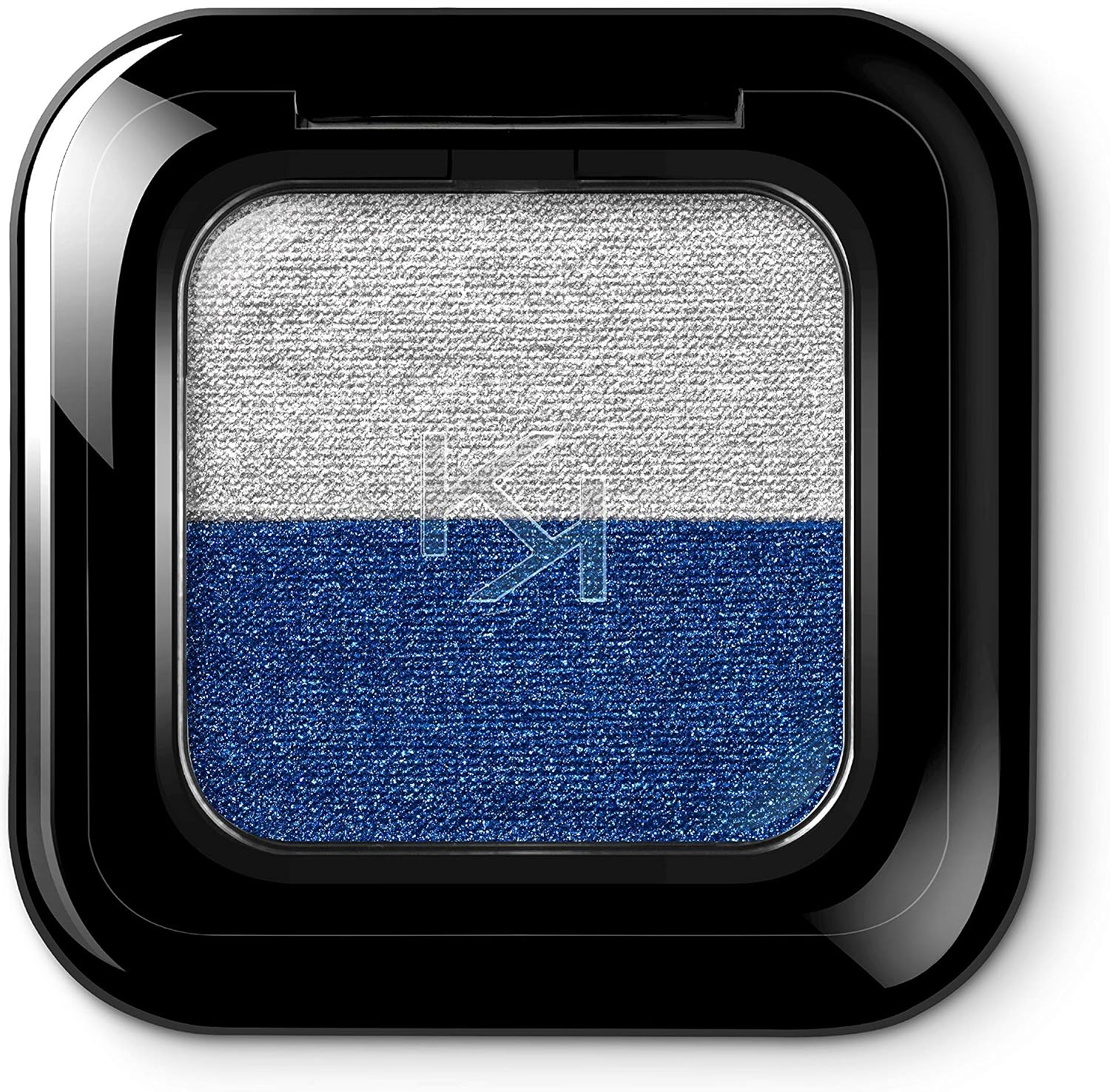 Kiko Milano Bright Duo Eyeshadow front view of compact palette.