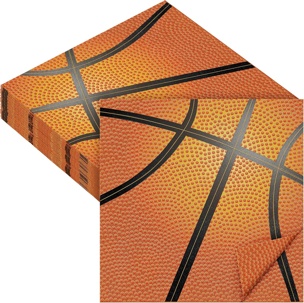 Aodaer basketball napkins 48 piece set front view