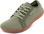 WHITIN Women's Barefoot Shoes | Zero Drop Sole | Wide Fashion Sneakers W81 | Machine Washable, Breathable Suede & Knit Upper, Built for Daily Comfort & Active Living, Natural Ground Feel Walking, Gym - Image 14