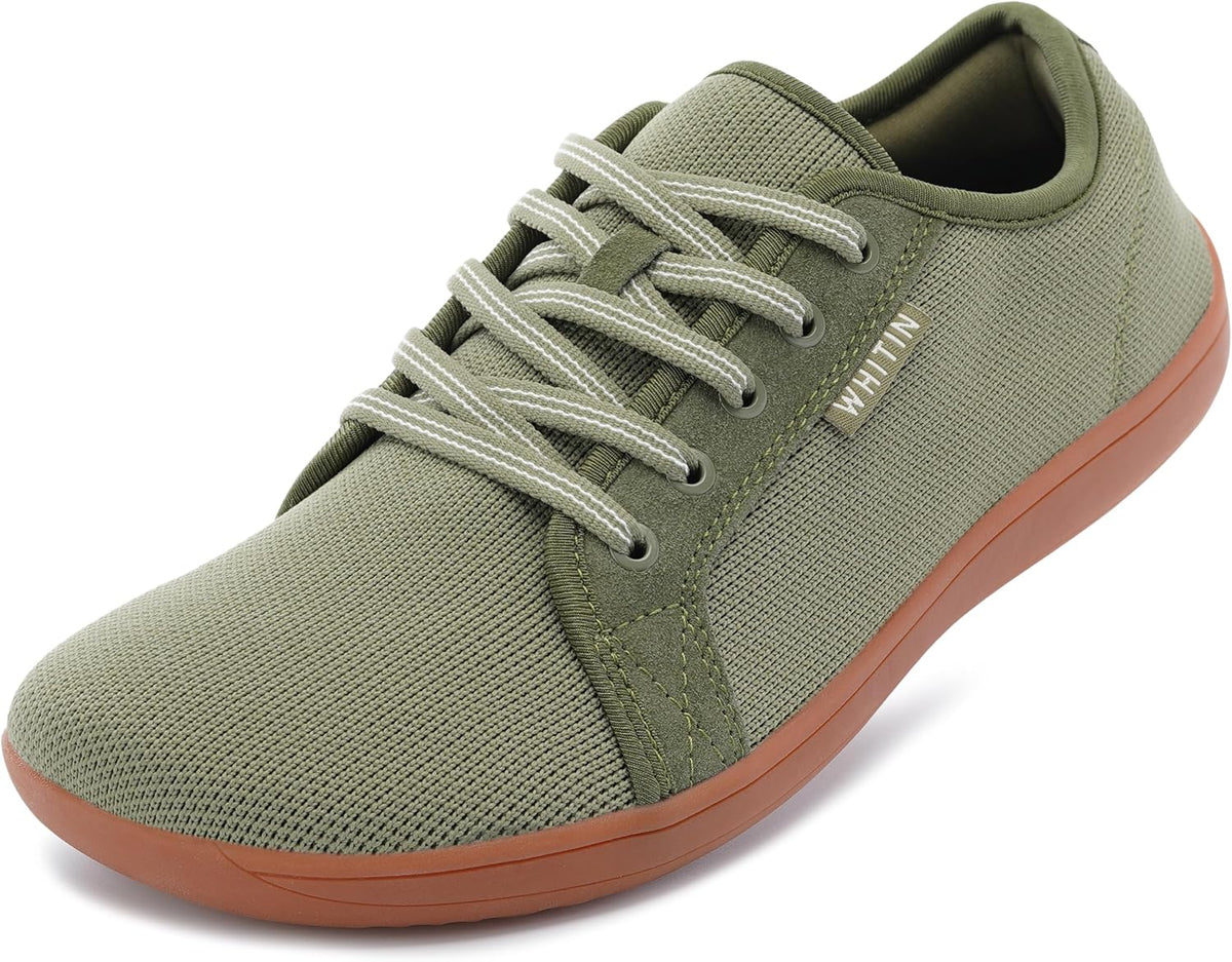 WHITIN Women's Barefoot Shoes | Zero Drop Sole | Wide Fashion Sneakers W81 | Machine Washable, Breathable Suede & Knit Upper, Built for Daily Comfort & Active Living, Natural Ground Feel Walking, Gym - Image 14
