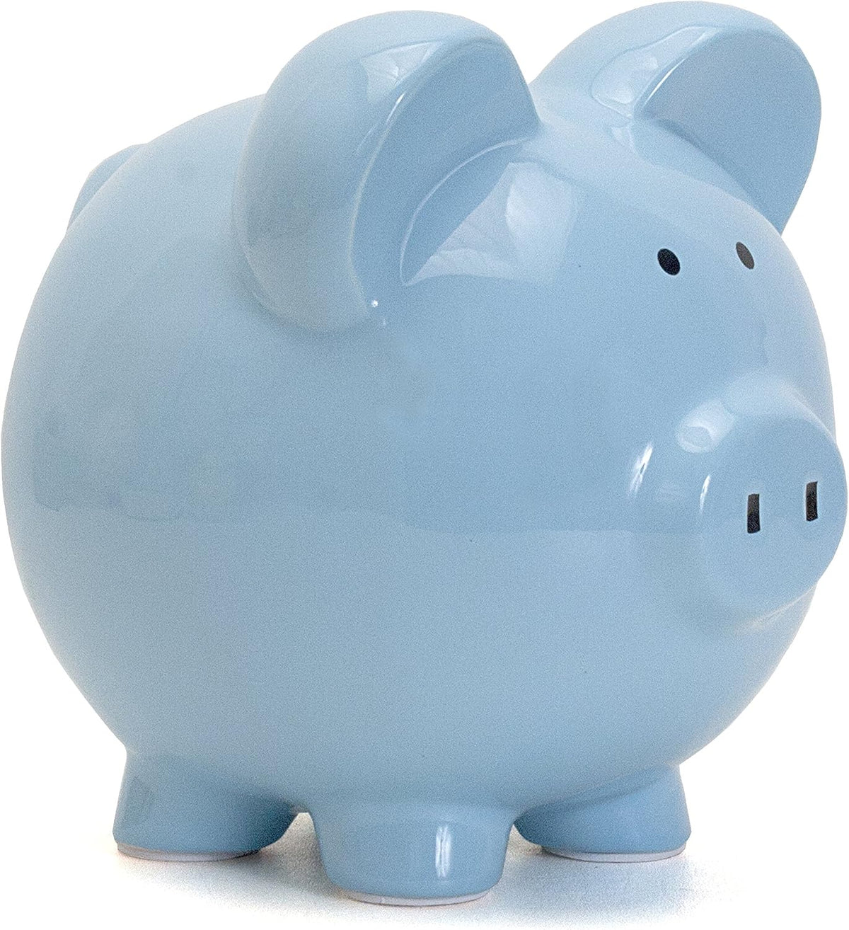 Child to Cherish Ceramic Piggy Bank Red close up glossy finish