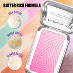 NYX PROFESSIONAL MAKEUP Buttermelt Highlighter, Powder Highlighter Makeup, With Up to 12H Wear and High Impact Glow - 15 U Butta Werk (Frosty Pink) - Image 6