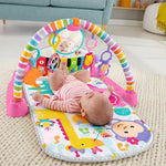 Fisher-Price piano gym in tummy time setup