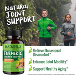 NATURELO 200 mg magnesium supplement bottle back view