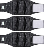 wegreeco Washable Male Dog Belly Band (Stylish Pattern) - Pack of 3 - Dog Diapers Male - Washable Male Dog Belly Wrap (Interstellar, Medium) - Image 15
