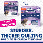 Hartz super absorbent leak proof puppy training pads six layer design visualization