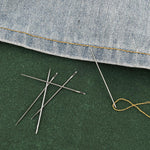 Lineco archival needles arranged for craft projects