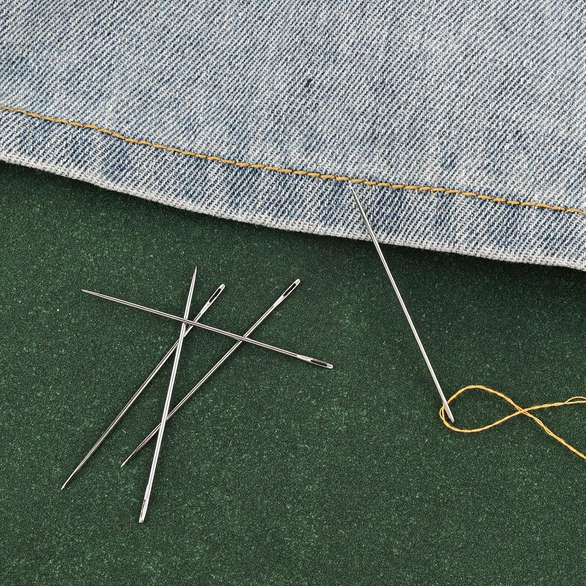 Lineco archival needles arranged for craft projects