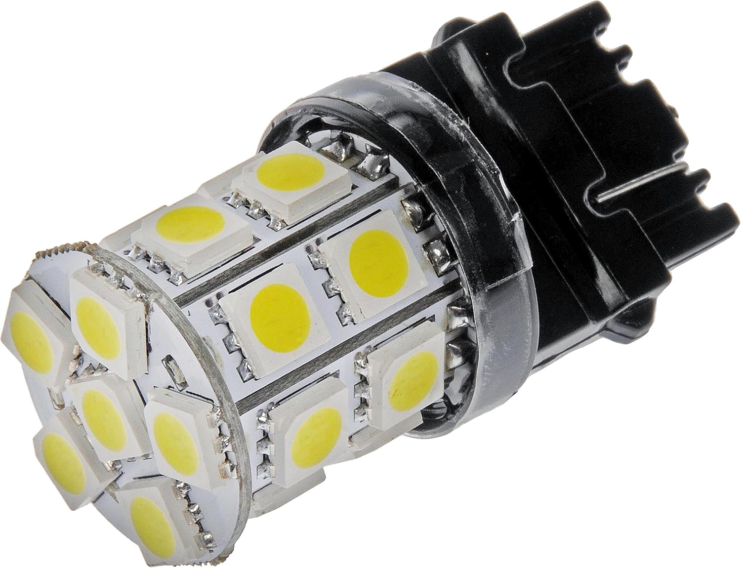 Dorman 3156W-SMD LED bulb front view for automotive lighting