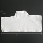 NAEE hard hat sweatband velvet terry cotton material close up