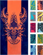 Nova Blue Tuna Fish Beach Towel (34 X 63) - Blue Striped Cotton Beach Towels Made from 100% Cotton - Quick Drying Pool Towel with Tropical Design - Beach Towel Large Oversized - Image 15