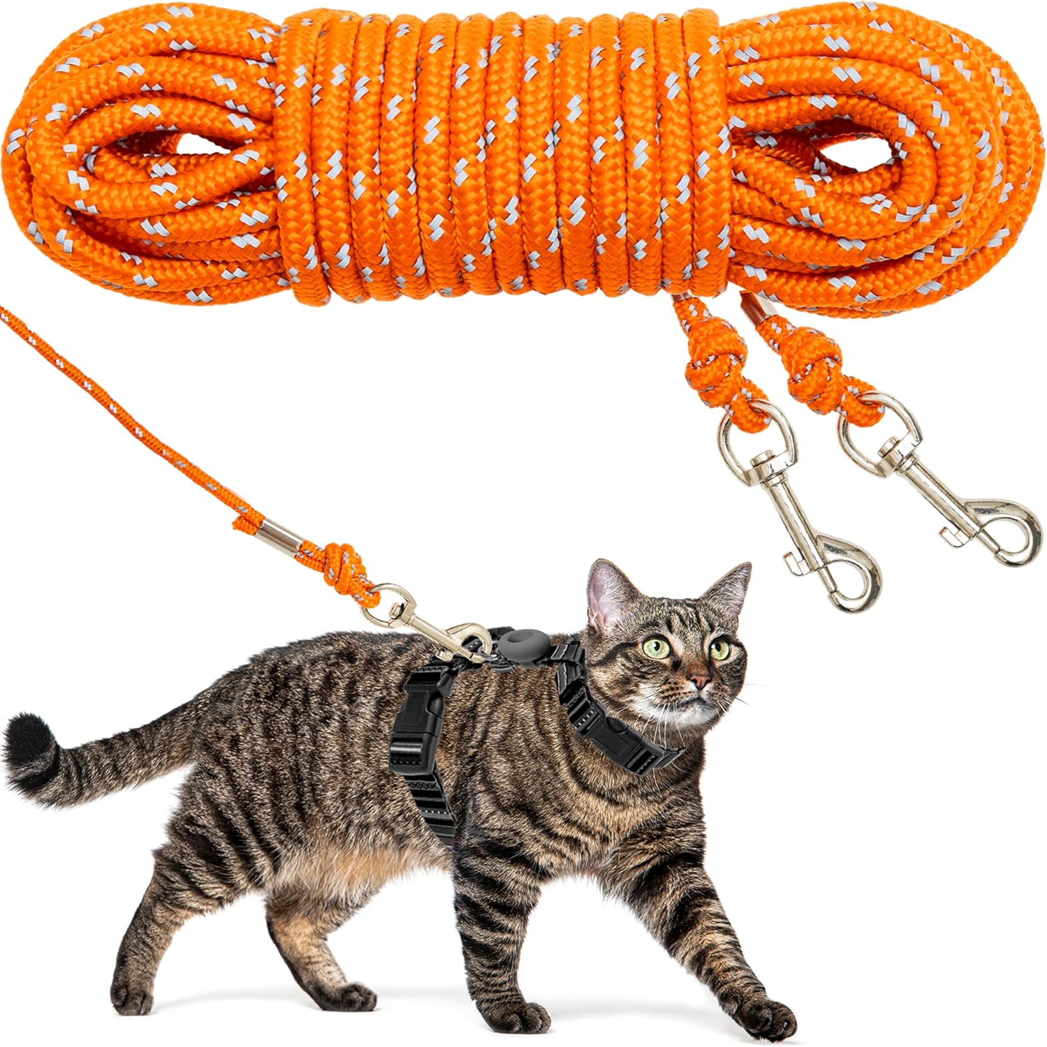 Cherpet reflective cat leash front view
