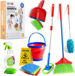 Play22 Kids Cleaning Set 12 Piece - Toy Cleaning Set for Girls & Boys - Image 1