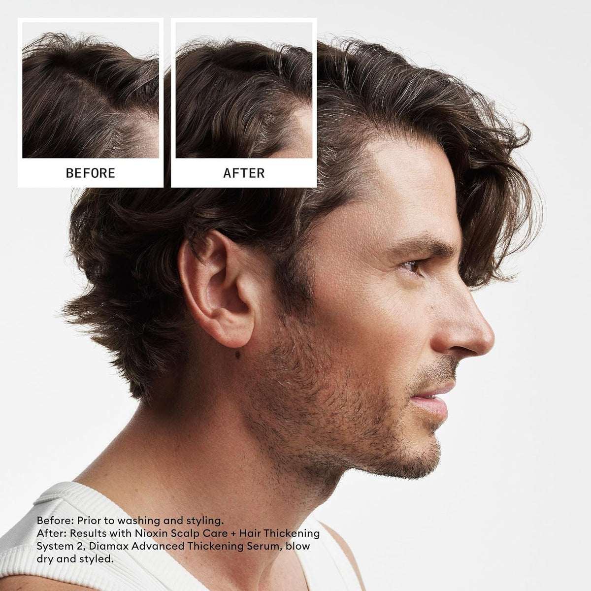 Nioxin System 2 shampoo bottle label details