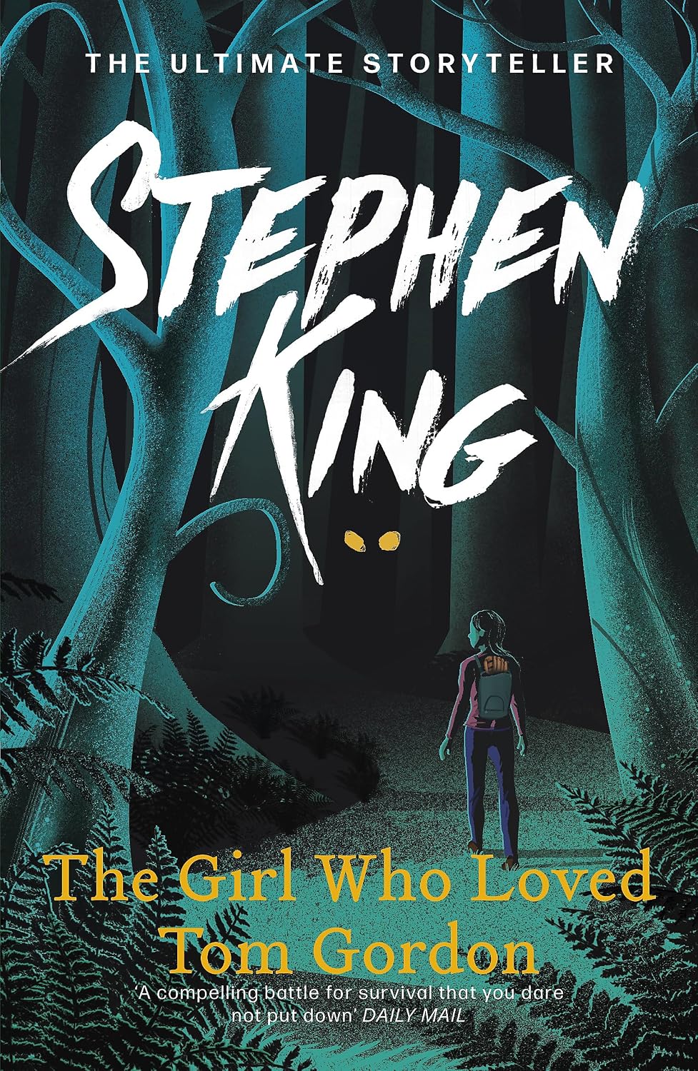 Stephen King The Girl Who Loved Tom Gordon paperback front view thriller book