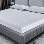Dream Liberty Linens waterproof mattress protector front view showcasing California King zippered design.