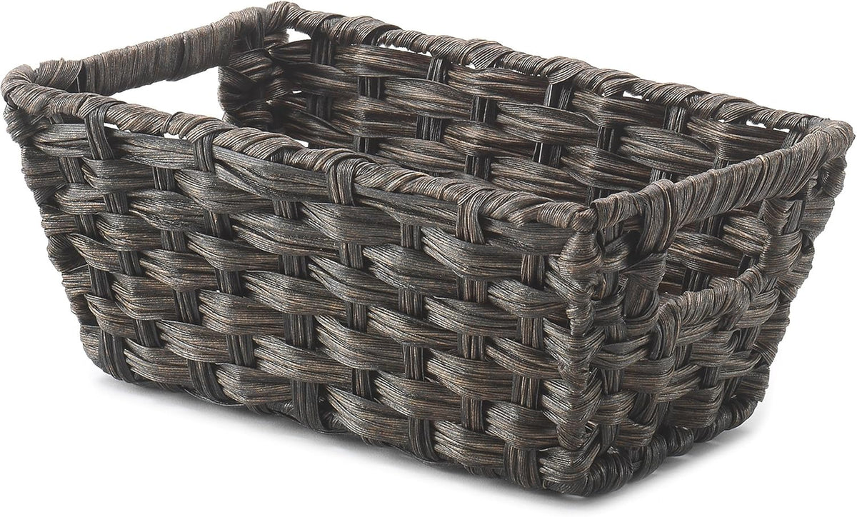 Whitmor storage basket overhead top view