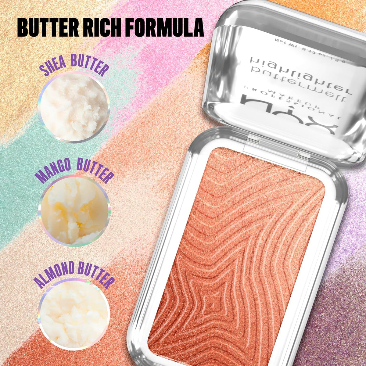NYX PROFESSIONAL MAKEUP Buttermelt Highlighter, Powder Highlighter Makeup, With Up to 12H Wear and High Impact Glow - 35 Butta In Bronze (Bronzed Gold) - Image 6