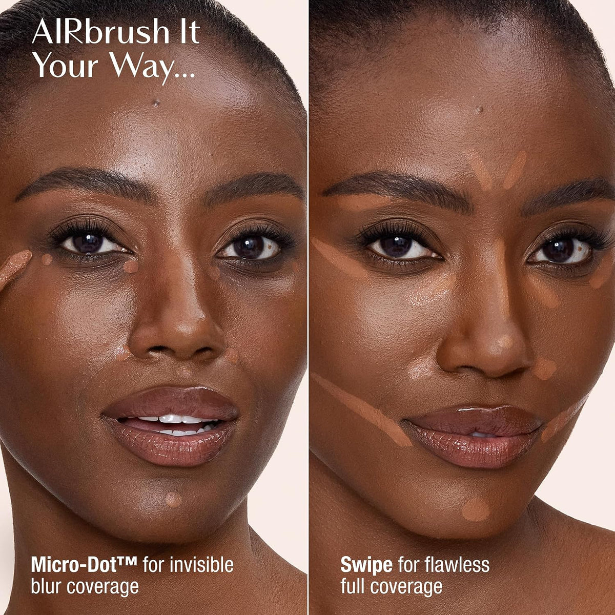 Charlotte Tilbury Airbrush Flawless concealer matte finish swatch