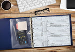 Better Office Products executive check binder open interior