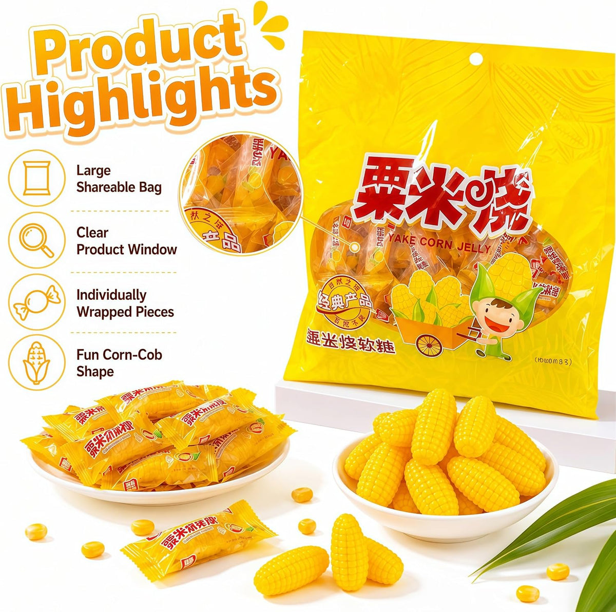 Damaichuhai candy corn snacks for sharing