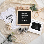 Canlierr 9 piece pregnancy announcement set front view