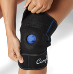 ComfiLife Knee Ice Pack with Wrap Reusable Hot & Cold Therapy Gel Pack Adjustable Compression Support for Injuries, Pain, Surgery, Arthritis, Meniscus and More - Image 1