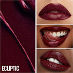 Maybelline Ecliptic Creamy Plum lipstick bullet texture