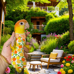 Magnoloran flight suit costume tailored for cockatiels and parakeets