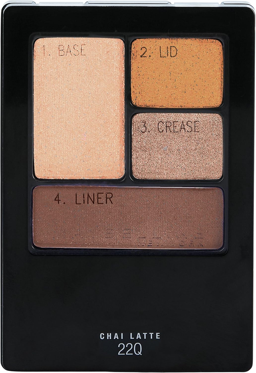 Authentic USA imported Maybelline eyeshadow quad packaging