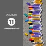 Sakura solid markers fluorescent and black colors