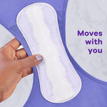Always anti bunch panty liners extra protection side angle
