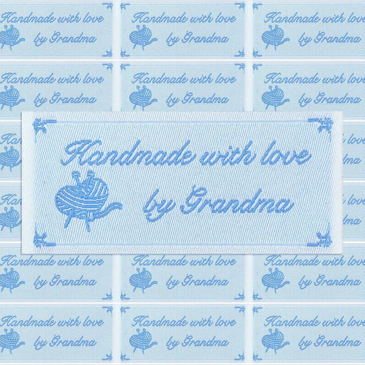 20 Pieces Iron on Grandma Labels Handmade with Love by Grandma Tags Personalized Sewing Labels on Clothes Iron on Tags for Handmade Items Clothing - Image 10