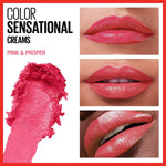 Maybelline Color Sensational lipstick shade label and cap detail