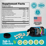 NutraHarmony electrolyte tablets highlighting vitamins D3 and B6
