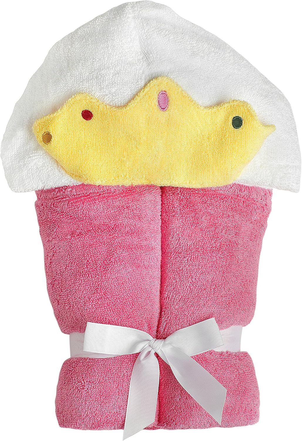 Hooded Baby Towel for Kids 2-8 | Large 100% Cotton Baby Towel for Girls | Cute Flower Bath Towels for Babies and Toddlers with Pink Petals - Image 11