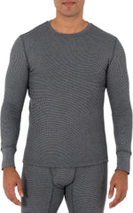 Fruit of the Loom Men's Recycled Waffle Thermal Underwear Crew Top - Image 12