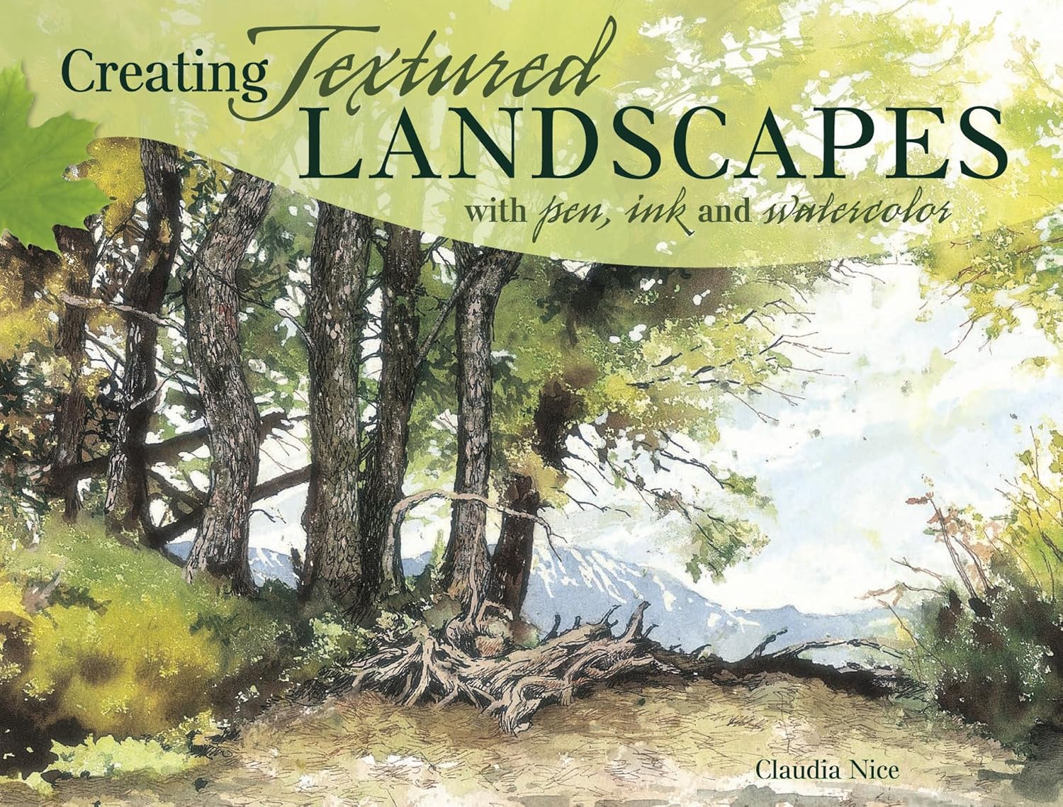 Creating Textured Landscapes with Pen, Ink and Watercolor - Image 1