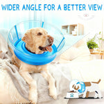 Orlyobabe soft protective collar with clear detachable guard shield