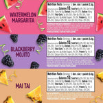 Crystal Light watermelon margarita flavor packet close up